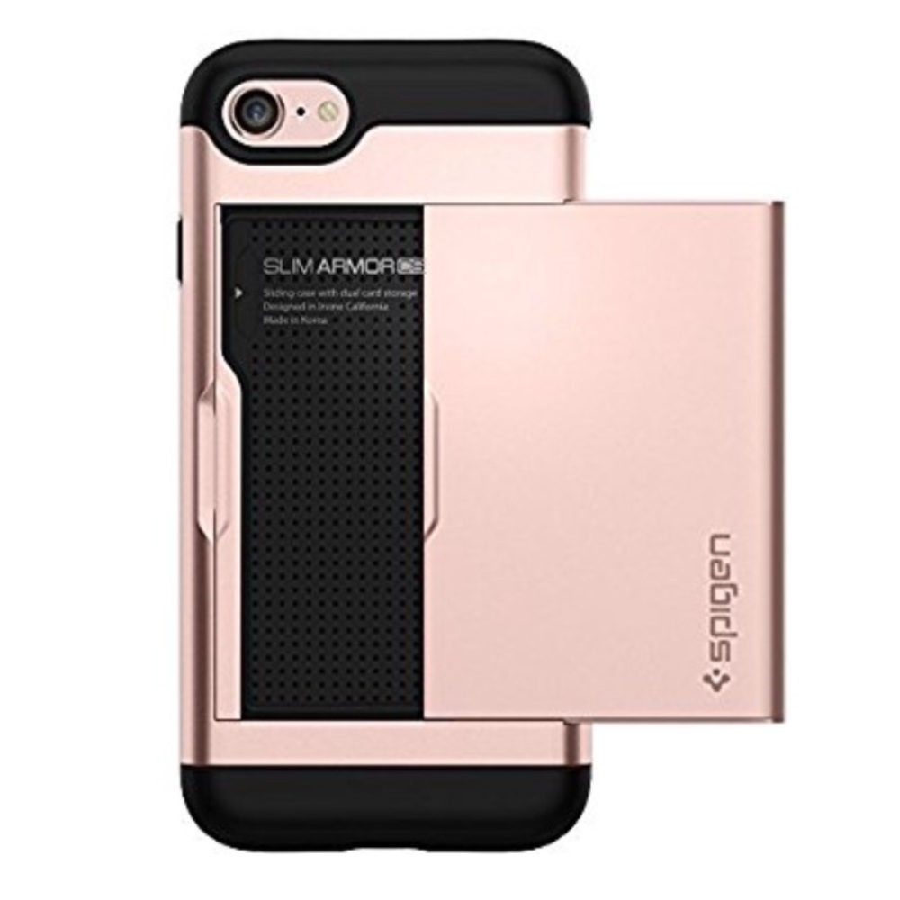 iPhone 7 📲 rosegold card holder case
